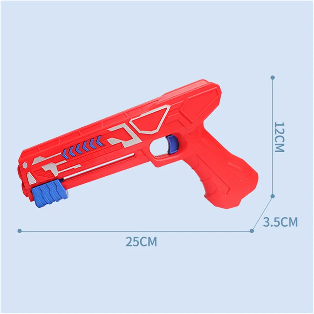 Flying Airplane Toy with Launcher, Throwing Foam Glider Catapult Plane Toys for Kids Boys Birthday Gift - White - 7