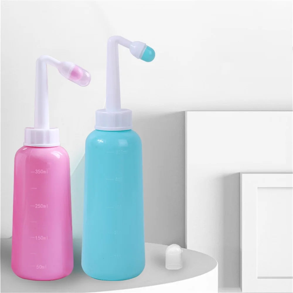 500ml Portable Travel Handheld Bidet Sprayer Personal Hygiene Cleaning Spraying Bottle - Pink - 6