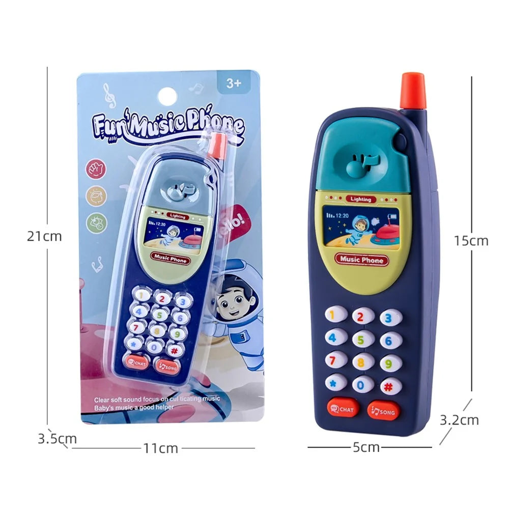 8902 Baby Toy Phone Simulation Smartphone Fun Learning Musical Toy for Toddlers, Kids - 2 - 6