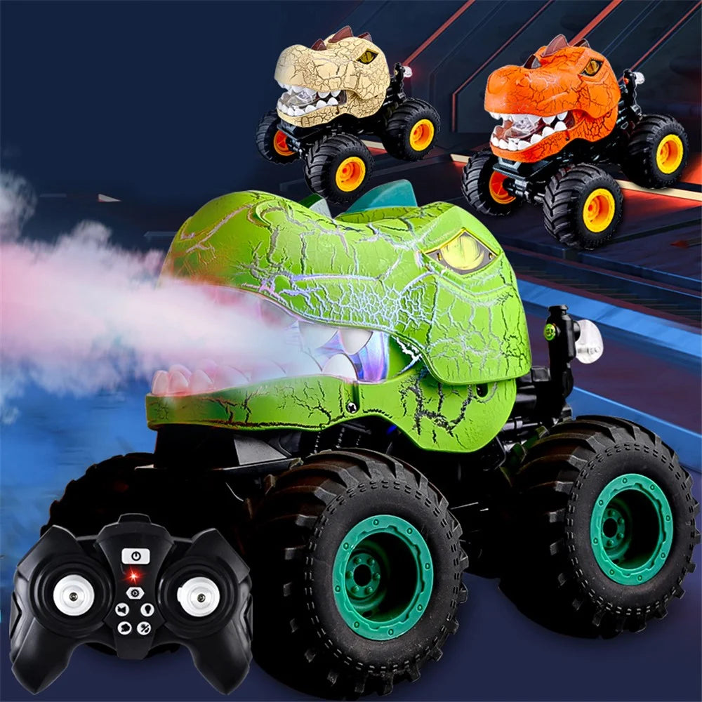 YL-101 2.4G RC Off-Road Car Spray Dinosaur Toy with Light and Sound Effects for Kids Boys - 3 - 3