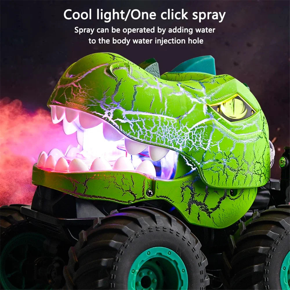 YL-101 2.4G RC Off-Road Car Spray Dinosaur Toy with Light and Sound Effects for Kids Boys - 3 - 5