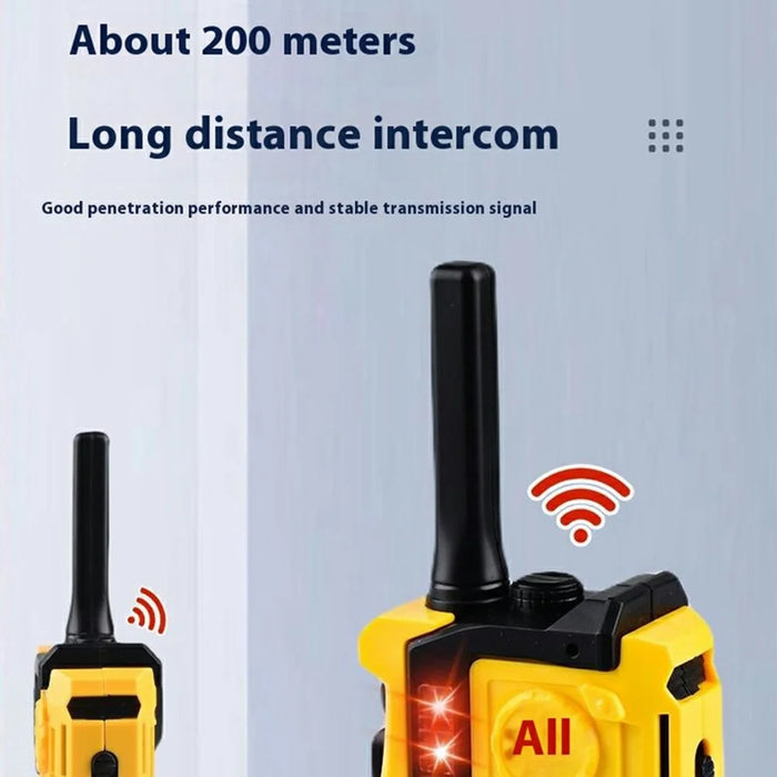 LZ079 2Pcs / Set Mini Walkie Talkie Children Walkie Talkie Radio Outdoor Interphone Toy - 2