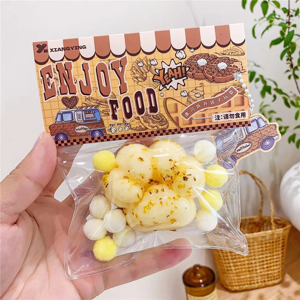 Ultra-Soft TPR Food Toy Stress Relief Anti-Anxiety Toy - Osmanthus Cat Claws - 1