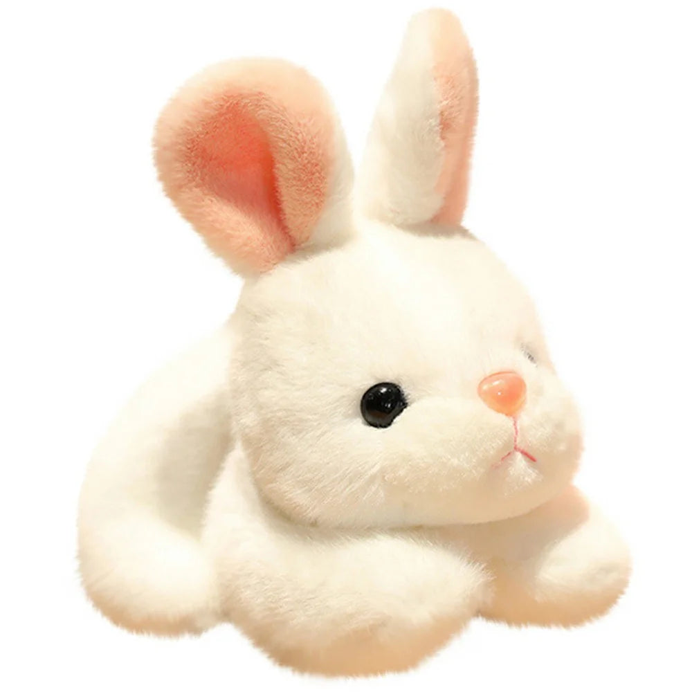 25cm Grovel Rabbit Plush Toy 8-inch Stuffed Doll for Claw Machines, Random Color - 1