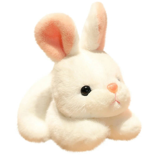 25cm Grovel Rabbit Plush Toy 8-inch Stuffed Doll for Claw Machines, Random Color - 1