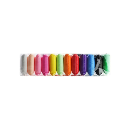 12 Colors DIY Clay Set for Kids Ultra-Light Non-Sticky Modeling Clay - 1