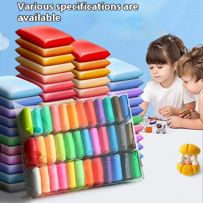 24 Colors DIY Clay Set for Kids Ultra-Light Non-Sticky Modeling Clay - 3