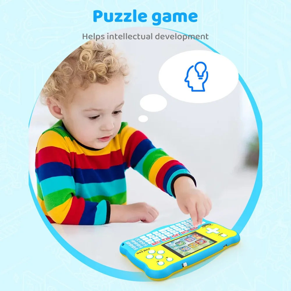 DATA FROG Baby Learning Pad with ABC Alphabet / Words / Music / Math Interactive Educational Electronic Toys - Blue - 6