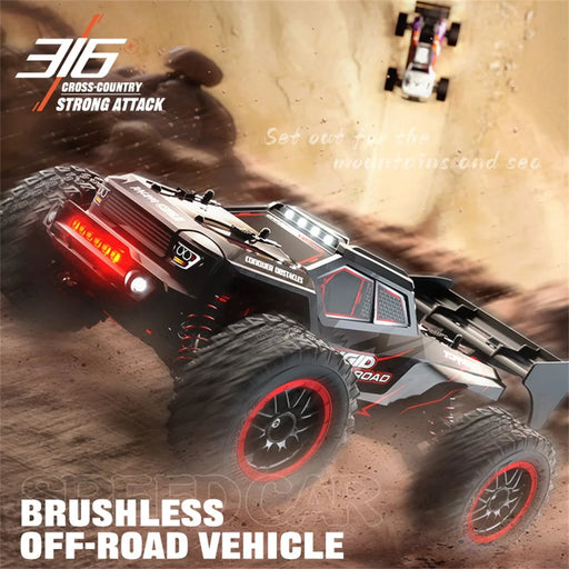 ZLL SG316 MAX 1:16 4WD Remote Control Climbing Truck Brushless Off-Road RC Car with LED Light - 2