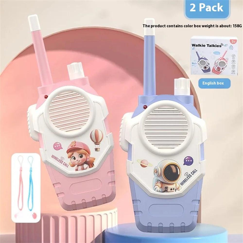 1 Pair Children Walkie Talkie Interphone Parent-Child Interactive Indoor Outdoor Play House Intercom Toy - 2