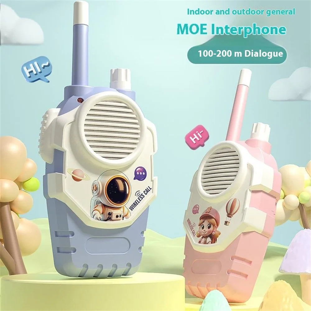1 Pair Children Walkie Talkie Interphone Parent-Child Interactive Indoor Outdoor Play House Intercom Toy - 5