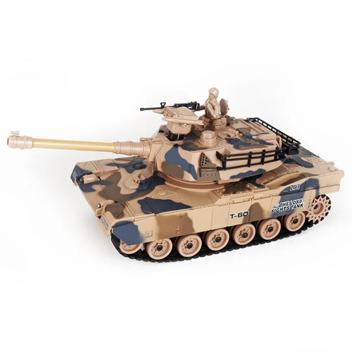 10-Channel Heavy Duty RC Tracked Tank Children Ball Shooting Toy with Remote Control - 228-2 - 1