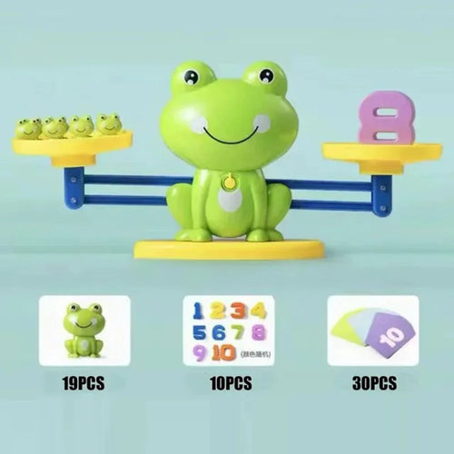 Frog Scale Balance Counting Math Game STEM Preschool Educational Toy Gift for Boy Girl - 1