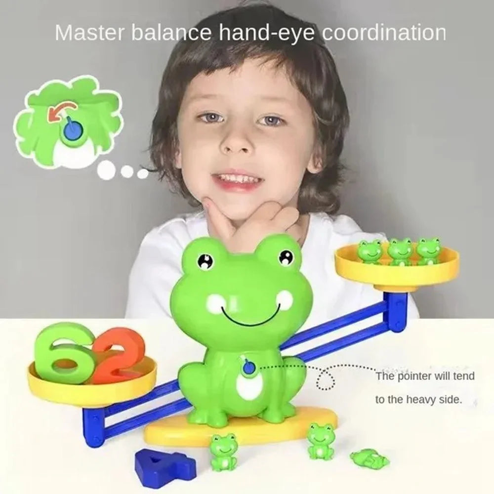 Frog Scale Balance Counting Math Game STEM Preschool Educational Toy Gift for Boy Girl - 3