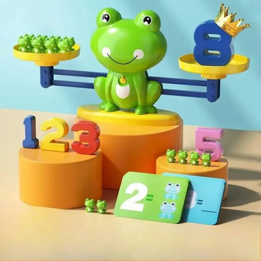 Frog Scale Balance Counting Math Game STEM Preschool Educational Toy Gift for Boy Girl - 6