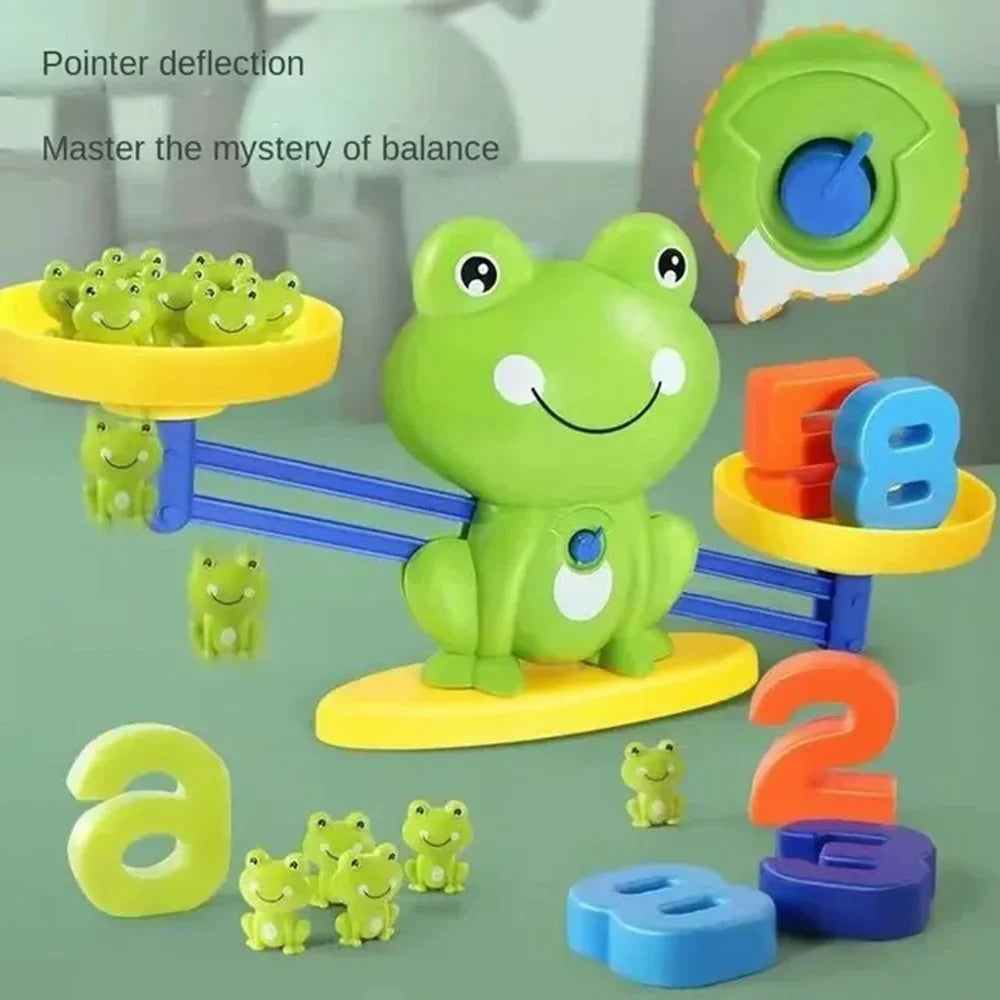 Frog Scale Balance Counting Math Game STEM Preschool Educational Toy Gift for Boy Girl - 7