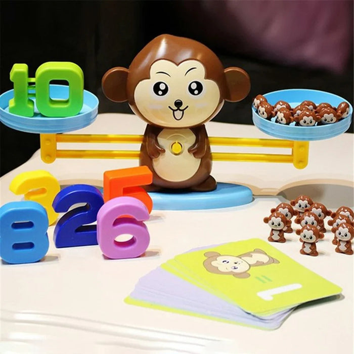 Monkey Scale Balance Counting Math Game STEM Preschool Educational Toy Gift for Boy Girl - 6