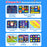 Astronaut Busy Board 8 Pages Early Learning Activity Toy Gift Sensory Book Birthday Gifts - 4