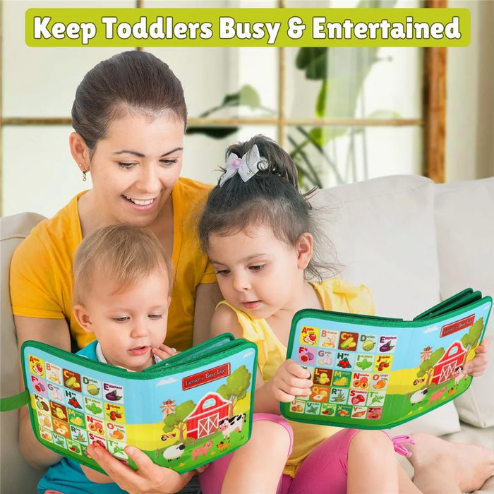 Felt Learning Board Kids Toddlers Interactive Animal Farm Educational Quiet Book Toy Gift - 3