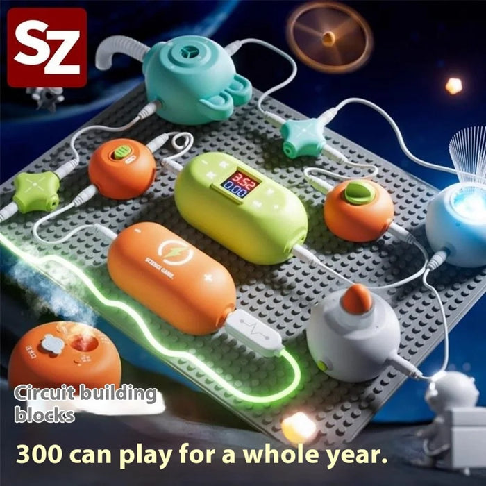 Science Circuit Kit 22 Modules Electronic Circuit Educational Toys Physical Education Learning Toy - 3