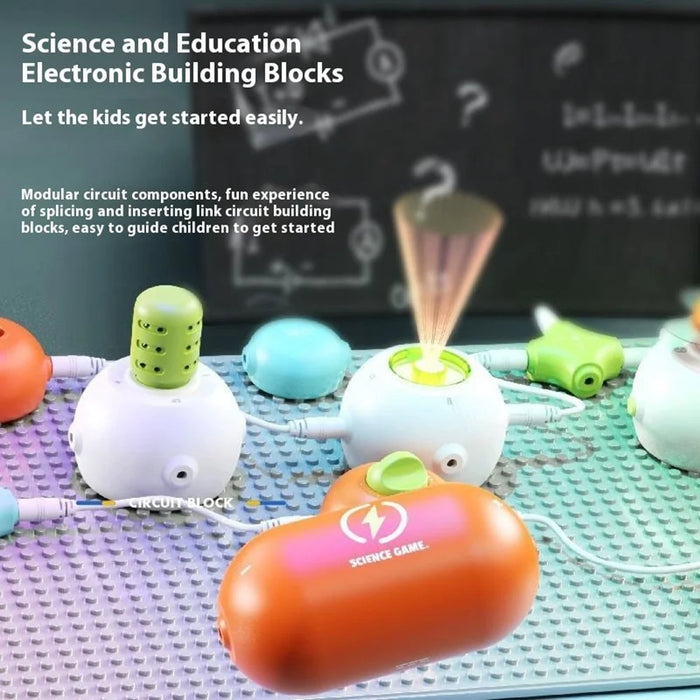 Science Circuit Kit 22 Modules Electronic Circuit Educational Toys Physical Education Learning Toy - 4