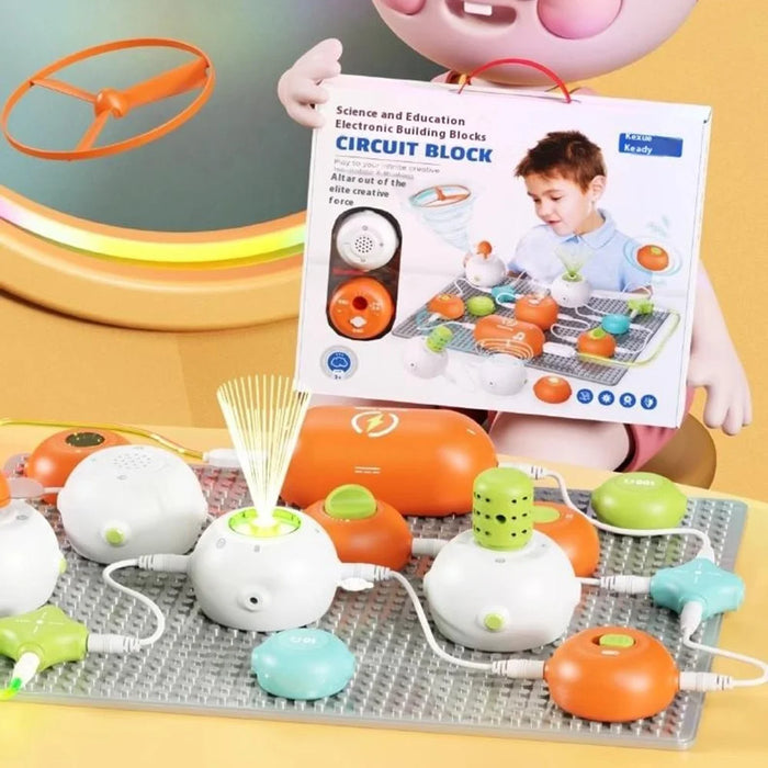 Science Circuit Kit 22 Modules Electronic Circuit Educational Toys Physical Education Learning Toy - 5