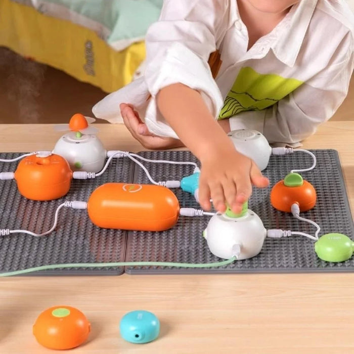 Science Circuit Kit 22 Modules Electronic Circuit Educational Toys Physical Education Learning Toy - 6