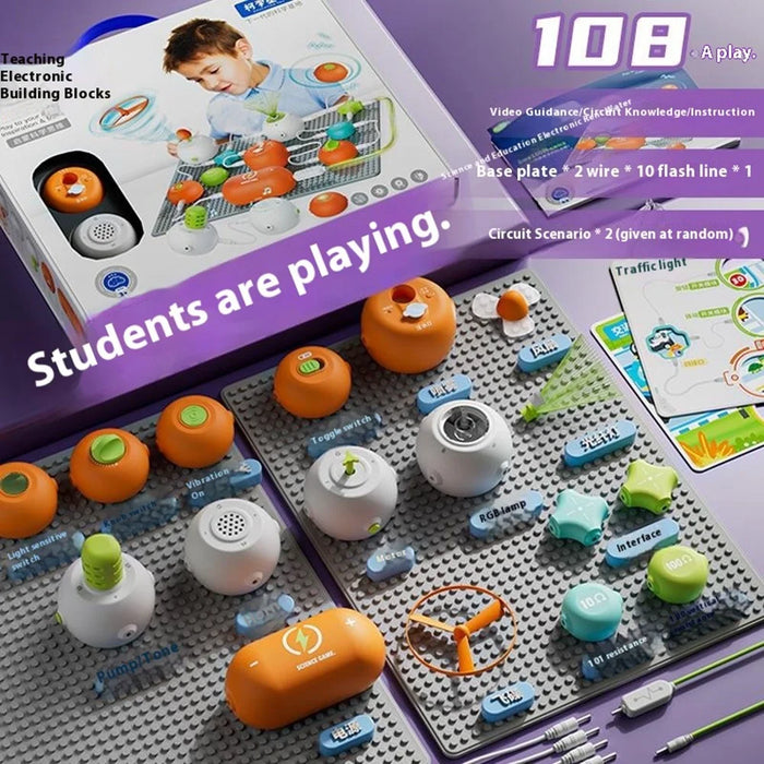 Science Circuit Kit 31 Modules Electronic Circuit Educational Toys Physical Education Learning Toy - 2