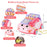 Simulation Telephone Toy Pretend Play Phone Toy for Toddlers and Children - Pink - 6