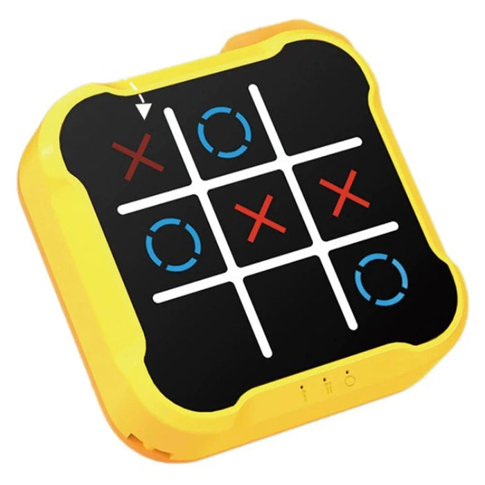 Super Tic-Tac-Toe Mole Attack Educational Toy for Kids Interactive Learning Table Game - Yellow - 1