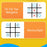 Super Tic-Tac-Toe Mole Attack Educational Toy for Kids Interactive Learning Table Game - Yellow - 5