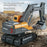 BC1033 6 Channel Alloy RC Excavator Realistic Digging Tracked Engineering Vehicle Children Toy - Style 1 - 3