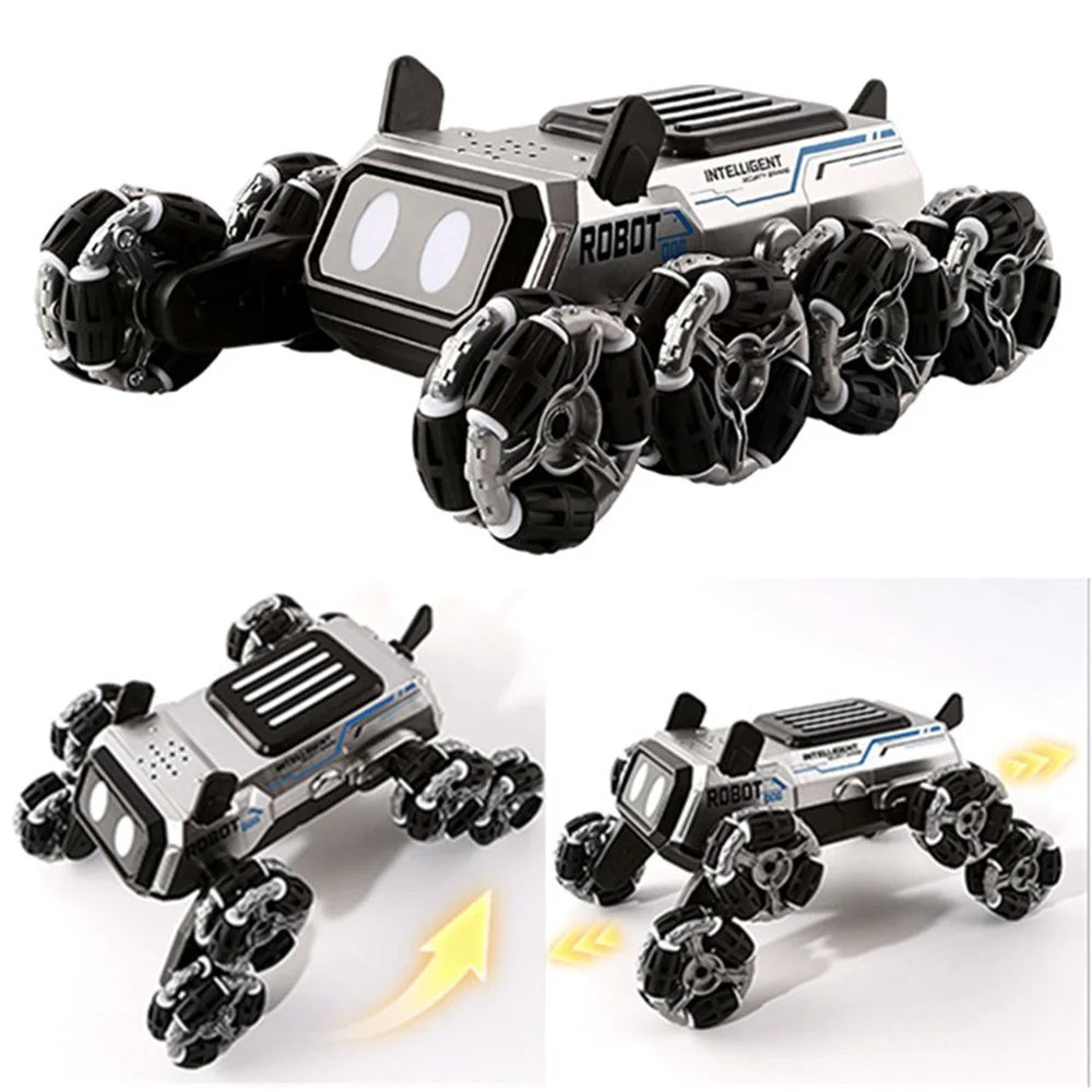 YL-120 2.4G RC Car 8-Wheel Robot Dog Stunt Vehicle Climbing Deformation Drift Remote Control Toy - 1