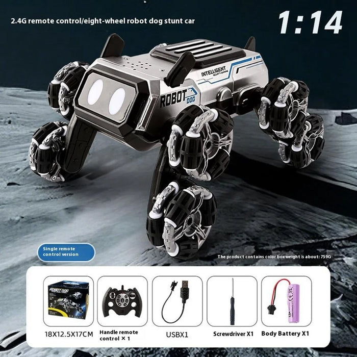 YL-120 2.4G RC Car 8-Wheel Robot Dog Stunt Vehicle Climbing Deformation Drift Remote Control Toy - 2