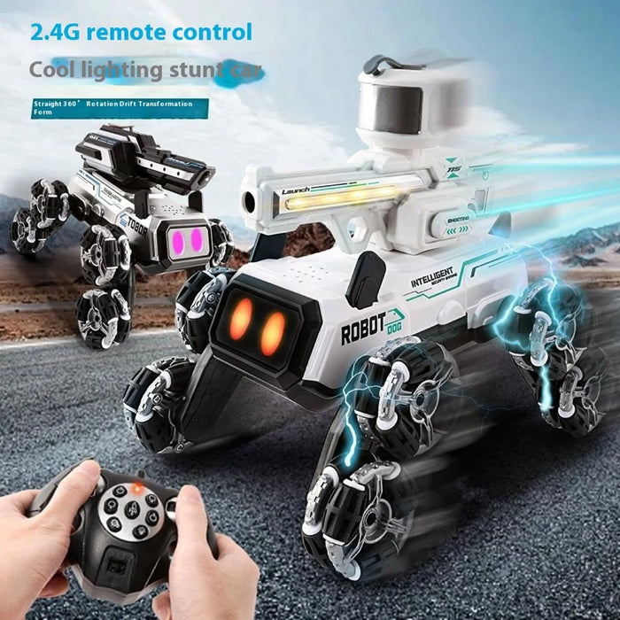 2.4G RC Stunt Car 8-Wheel Transforming Off-Road Climbing Drift Vehicle Remote Control Toy - YL-118 Water Bomb Style - 7