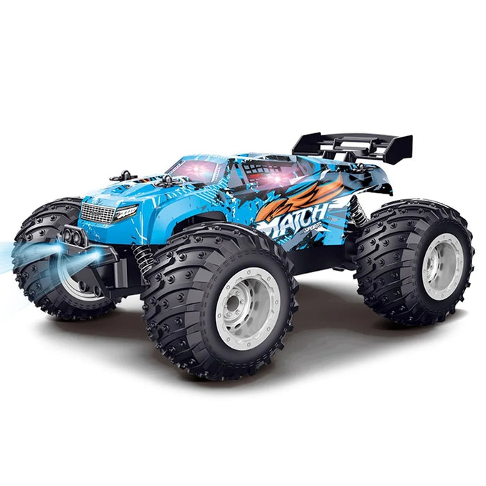 YT6632 High Speed RC Car Toy Long Battery Life Headlights Drift Stunt Off-Road Vehicle - Blue - 2