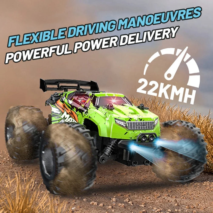 YT6632 High Speed RC Car Toy Long Battery Life Headlights Drift Stunt Off-Road Vehicle - Blue - 7