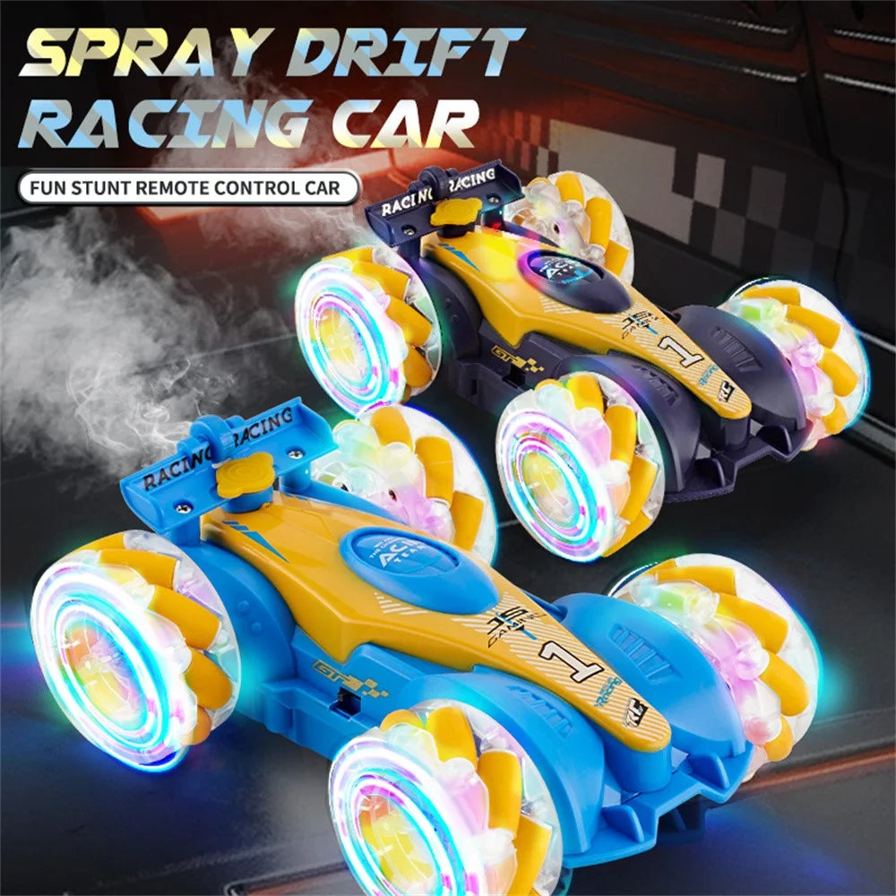 JC016 4WD Stunt Vehicle Double Sided Driving Drift 2.4G RC Car Gift, Single Controller (CE / CPC / ASTM / EN71 Certified) - Baby Blue - 7