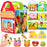 3D Busy Book Interactive Sensory Busy Board Educational Synthetic Felt Toddler Quiet Toy Gift - 1