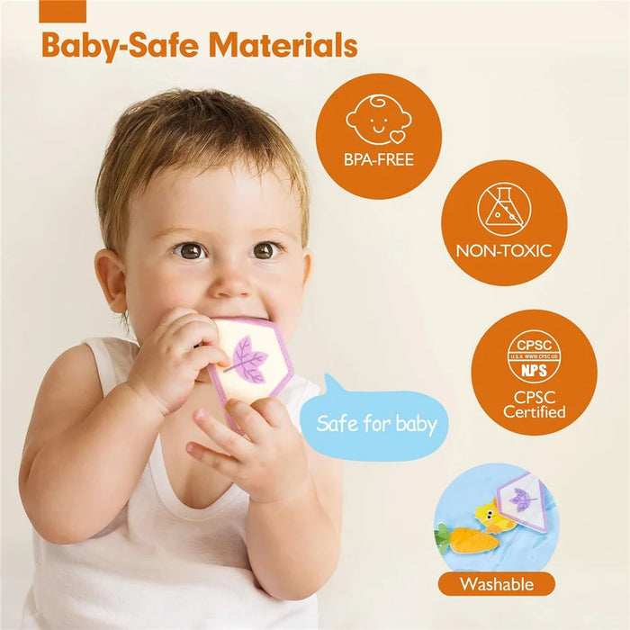 3D Busy Book Interactive Sensory Busy Board Educational Synthetic Felt Toddler Quiet Toy Gift - 6