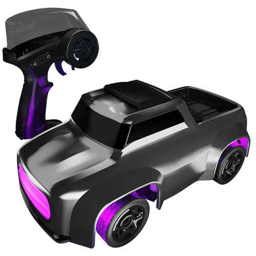 1:64 Mini RC Car 2.4G Full Proportional Remote Control High Speed Desktop Drift Vehicle Gift (CE / CPC / EN71 / ASTM Certified) - Grey - 1