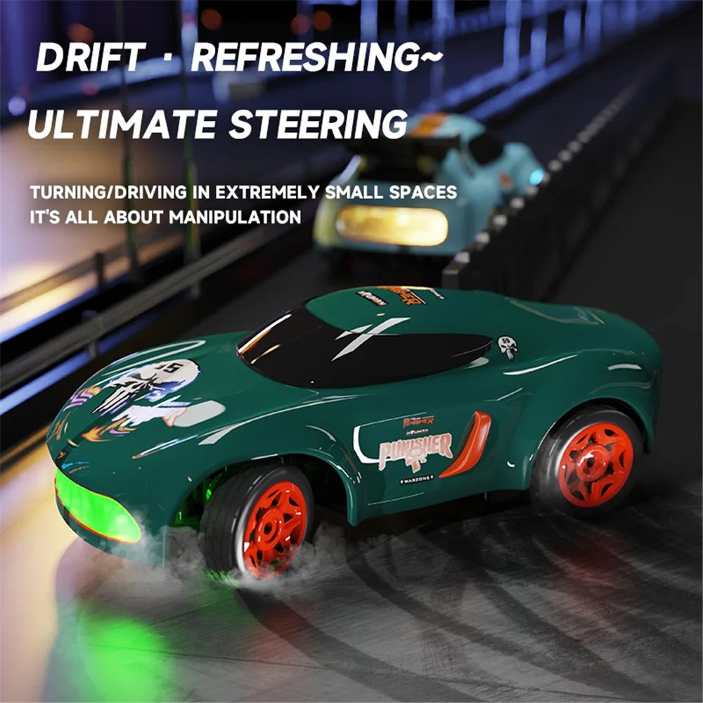 1:64 Mini RC Car 2.4G Full Proportional Remote Control High Speed Desktop Drift Vehicle Gift (CE / CPC / EN71 / ASTM Certified) - Grey - 6