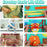 Busy Board Learning Toy Gift Felt Activity Board for Toddlers Early Education Skill Development - 5