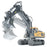 1044 2.4G Remote Control Tracked Excavator 1:20 Scale 11 Channel Construction Vehicle Toy Gift for Kids - 5