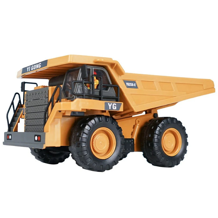 1048 1:24 Scale RC Dump Truck 9 Channel 2.4G Remote Control Construction Vehicle Gift , 2.5KG Load Capacity - 2
