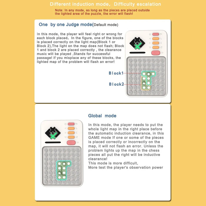 J200 1030 Levels Huarong Road Logic Puzzle Game for Kids Brain Teaser Thinking Skills Training Toy - 5