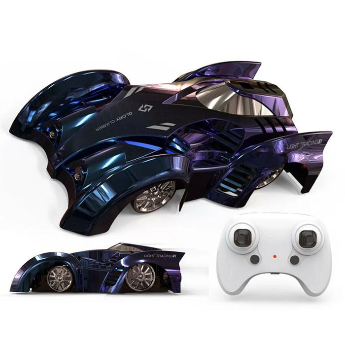 YT6620 2.4G Remote Control Wall Climbing Car Ceiling Ground Glass Surface Driving Stunt RC Vehicle - 1