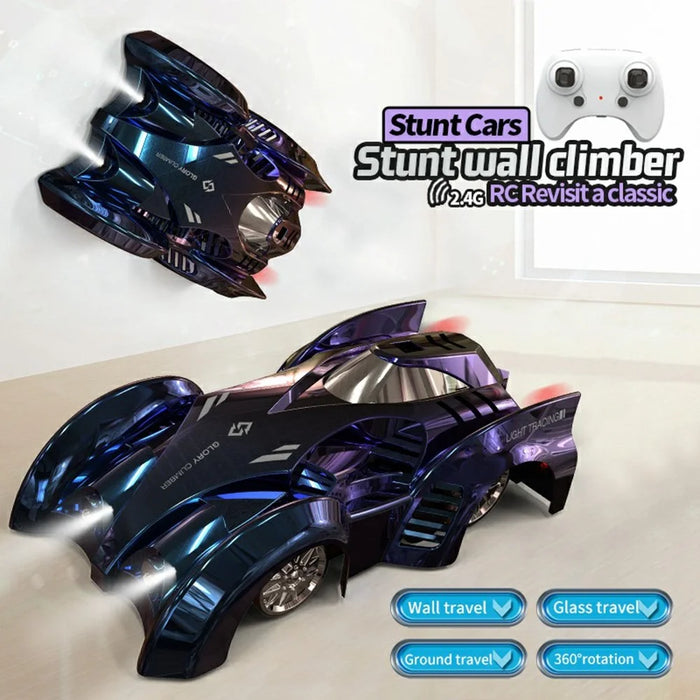 YT6620 2.4G Remote Control Wall Climbing Car Ceiling Ground Glass Surface Driving Stunt RC Vehicle - 2