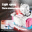 2Pcs Bumper Cars Robot Battle Set Kids Remote Control Kart Drift Spray Mist Ejection Toy with Light Sound - Blue+Red - 5