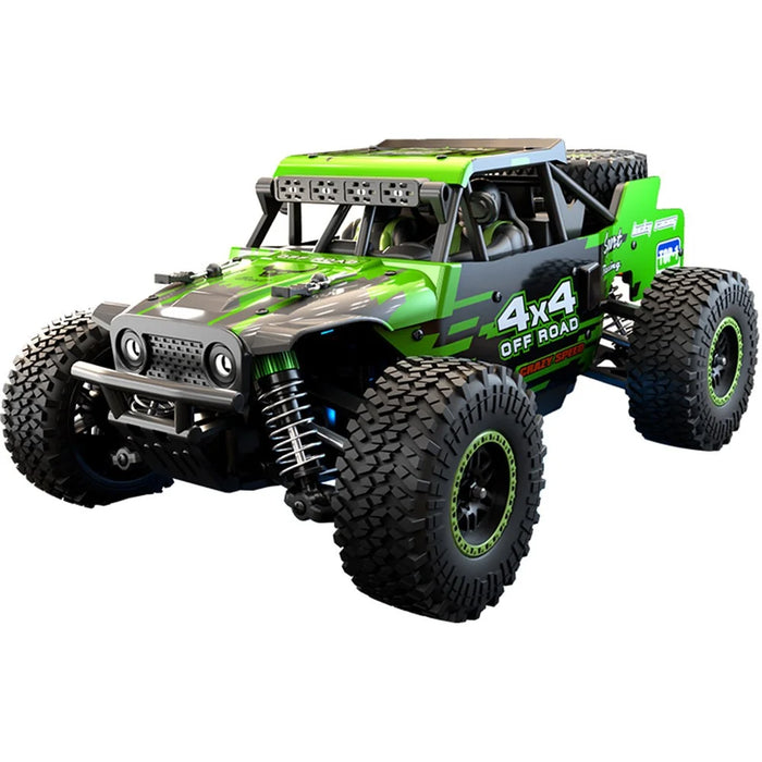 ZLL SG 202Pro 4WD LED Spotlight RC Car High-Speed Off-Road Rock Crawler Truck Toy, Single Battery - Green - 1